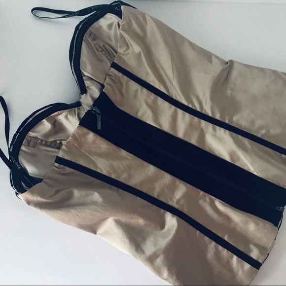 BEBE BUSTIER CORSET TOP SATIN STRAPLESS BLACK (XS) - Picture 2 of 8